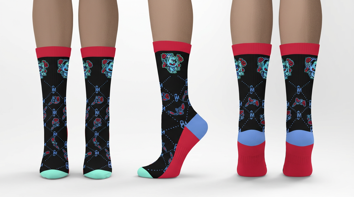 Null Modular Athletic Crew Socks